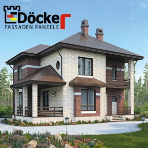 Фасадные панели &mdash; Цокольный сайдинг Docke-R (Россия) под кирпич, камень