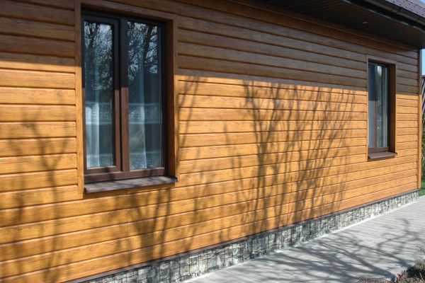 Металлосайдинг L Брус Ecosteel