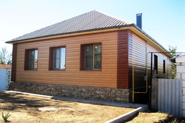 Металлосайдинг L Брус Ecosteel